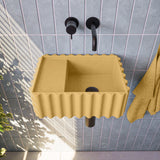 Concrete Sink - The Fluted Rectangle