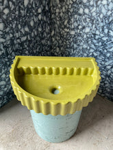 Load image into Gallery viewer, Sample Sale -  Concrete Sink - The Semi Scallop - Sub Lime