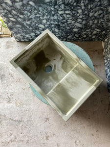 Sample Sale -  Concrete Sink - The Cloakroom Basin - Truffle Shuffle & Powder
