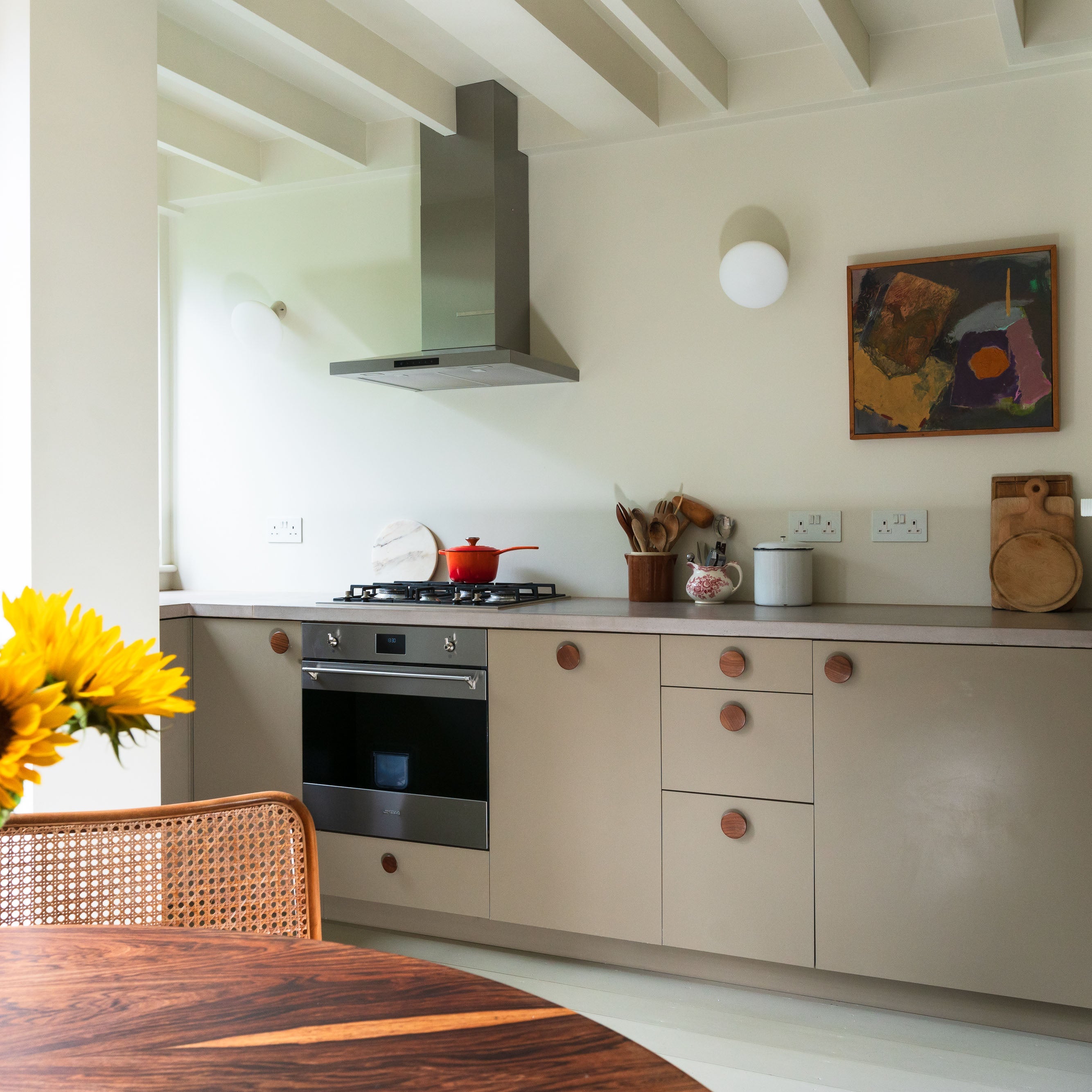 Concrete Kitchen Worktops & Integrated Sink, London