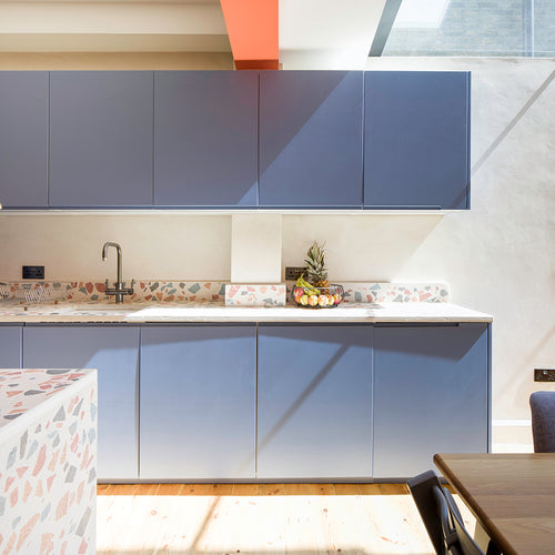 Chunky Terrazzo Concrete Work Surfaces, London