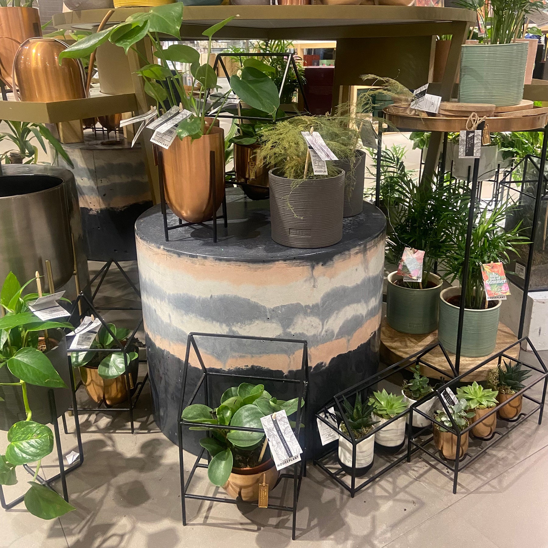John Lewis Bespoke Concrete Display Plinths, Various Locations, Nationwide