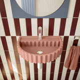 Concrete Sink - The Semi Scallop
