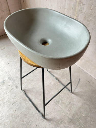 Sample Sale -  Concrete Sink - The Oval - Pigeon - 3