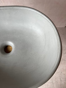 Sample Sale -  Concrete Sink - The Oval - Pigeon - 3