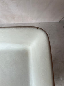 Sample Sale -  Concrete Sink - The Soft Rectangle - Powder