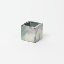 Load image into Gallery viewer, Goodhood x Smith &amp; Goat - Concrete Cube Pot - Small - Green and Lilac