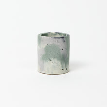 Load image into Gallery viewer, Goodhood x Smith &amp; Goat - Cylinder Concrete Pot - Small - Green and Lilac