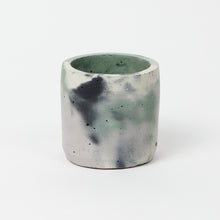 Load image into Gallery viewer, Goodhood x Smith &amp; Goat - Cylinder Concrete Pot - Medium - Green and Lilac