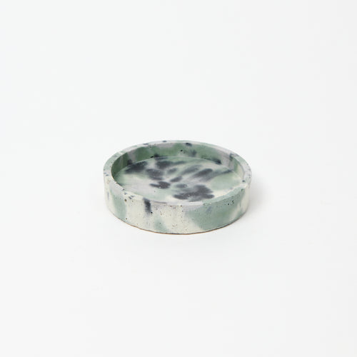 Goodhood x Smith & Goat - Round Concrete Tray - 9cm - Green and Lilac