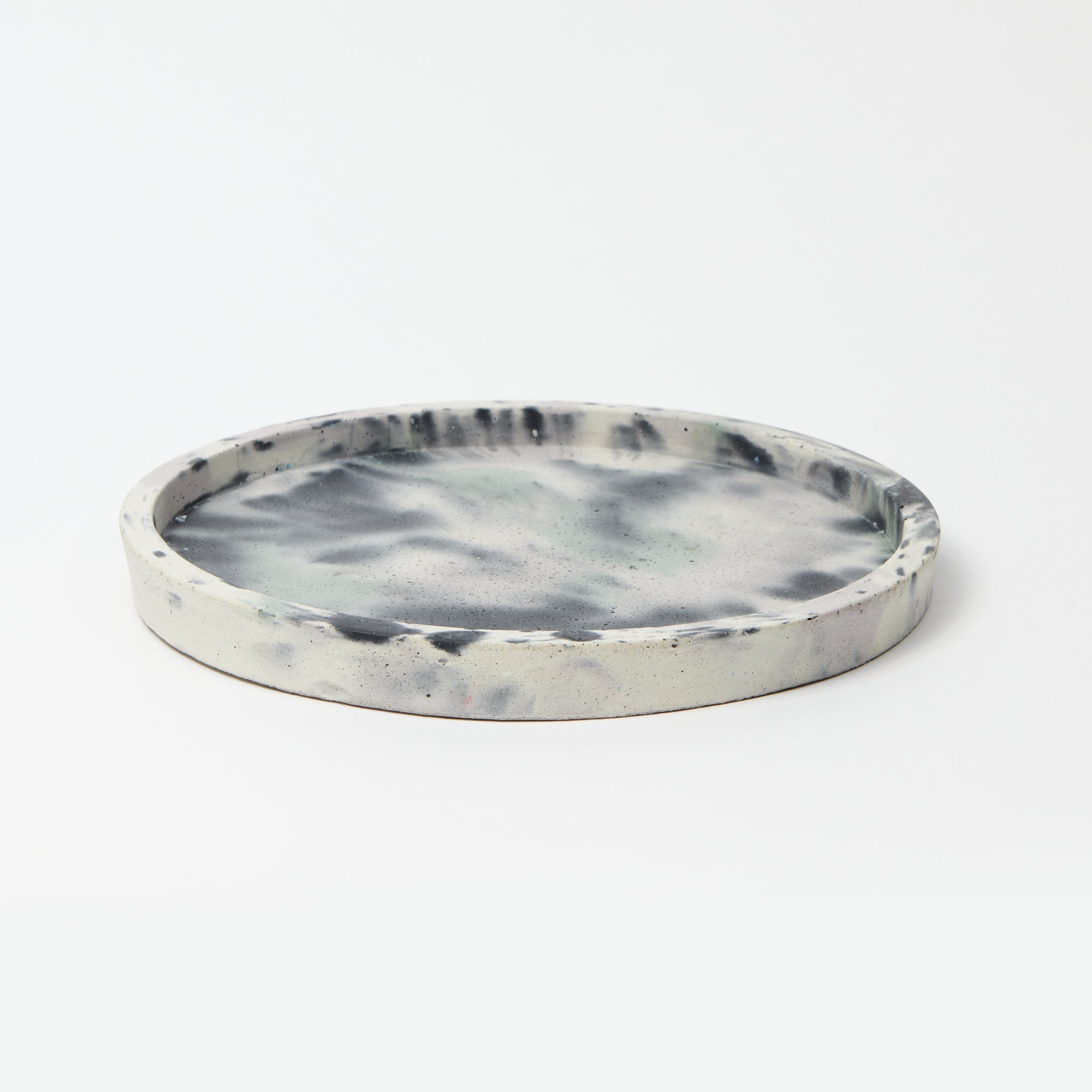 Round Concrete Tray - 29cm