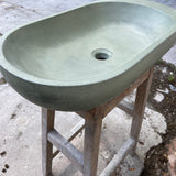 Sample Sale -  Concrete Sink - The Pill - Beulah Green