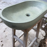 Sample Sale -  Concrete Sink - The Pill - Beulah Green