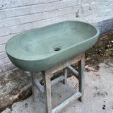 Sample Sale -  Concrete Sink - The Pill - Beulah Green
