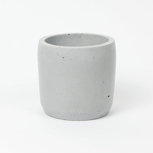 Outlet Cylinder Concrete Pot - Large - Grey