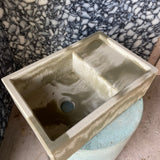 Sample Sale -  Concrete Sink - The Cloakroom Basin - Truffle Shuffle & Powder