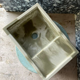 Sample Sale -  Concrete Sink - The Cloakroom Basin - Truffle Shuffle & Powder
