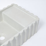 Concrete Sink - The Fluted Rectangle