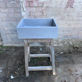Sample Sale -  Concrete Sink - The Mini Rectangle - Pigeon