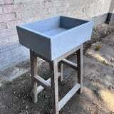 Sample Sale -  Concrete Sink - The Mini Rectangle - Pigeon