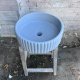 Sample Sale -  Concrete Sink - The Scallop - Pigeon