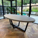 rectangle table - metal legs