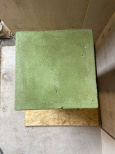 Load image into Gallery viewer, Outlet -  Square Concrete Tall Plinth -Green