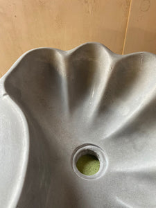 Outlet -  Concrete Sink - The Shell - Pigeon Grey Colourway