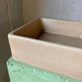 Outlet - Concrete Sink - Soft Square - Nut