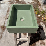 Sample Sale -  Concrete Sink - The Mini Rectangle - Pickle