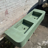 Sample Sale -  Concrete Sink - Bespoke Double Sink - Pickle
