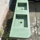Sample Sale -  Concrete Sink - Bespoke Double Sink - Pickle