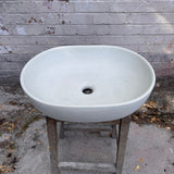 Sample Sale -  Concrete Sink - The Oval - Powder