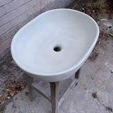 Sample Sale -  Concrete Sink - The Oval - Powder