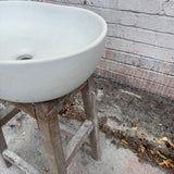 Sample Sale -  Concrete Sink - The Oval - Powder