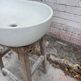 Sample Sale -  Concrete Sink - The Oval - Powder
