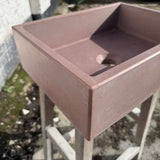 Sample Sale -  Concrete Sink - The Mini Rectangle - Beaver