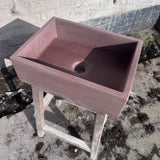 Sample Sale -  Concrete Sink - The Mini Rectangle - Beaver