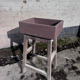 Sample Sale -  Concrete Sink - The Mini Rectangle - Beaver