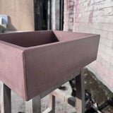 Sample Sale -  Concrete Sink - The Mini Rectangle - Beaver