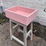 Sample Sale -  Concrete Sink - The Mini Rectangle - Shrimp