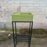 Sample Sale -  Concrete Sink - The Cloakroom Basin - Sub Lime