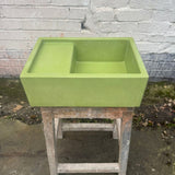 Sample Sale -  Concrete Sink - The Cloakroom Basin - Sub Lime