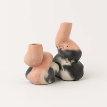 Load image into Gallery viewer, The Cuddle - A Pair of Little and Big Glob Candle Holders