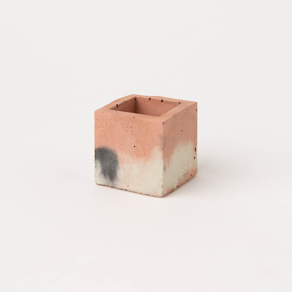 Concrete Cube Pot - Small