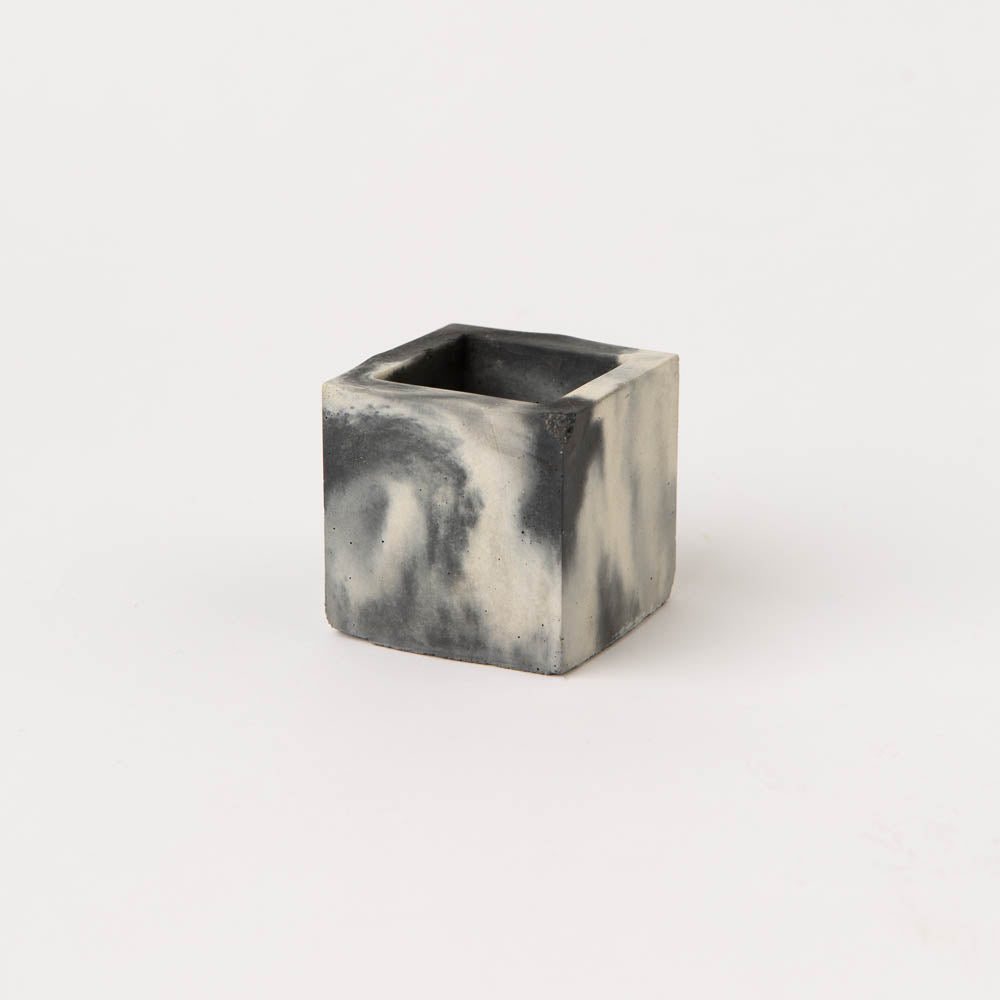 Concrete Cube Pot - Small