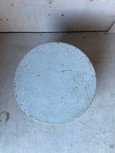 Load image into Gallery viewer, Sample Sale -  Round Concrete Plinth - Cold as Ice - Price includes UK Wide Delivery