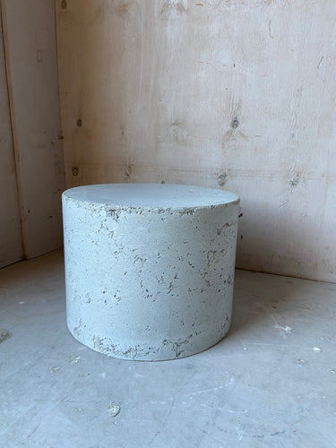 Sample Sale -  Round Concrete Plinth - Cold as Ice - Price includes UK Wide Delivery
